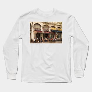 Cafe le Matin a Paris © Long Sleeve T-Shirt